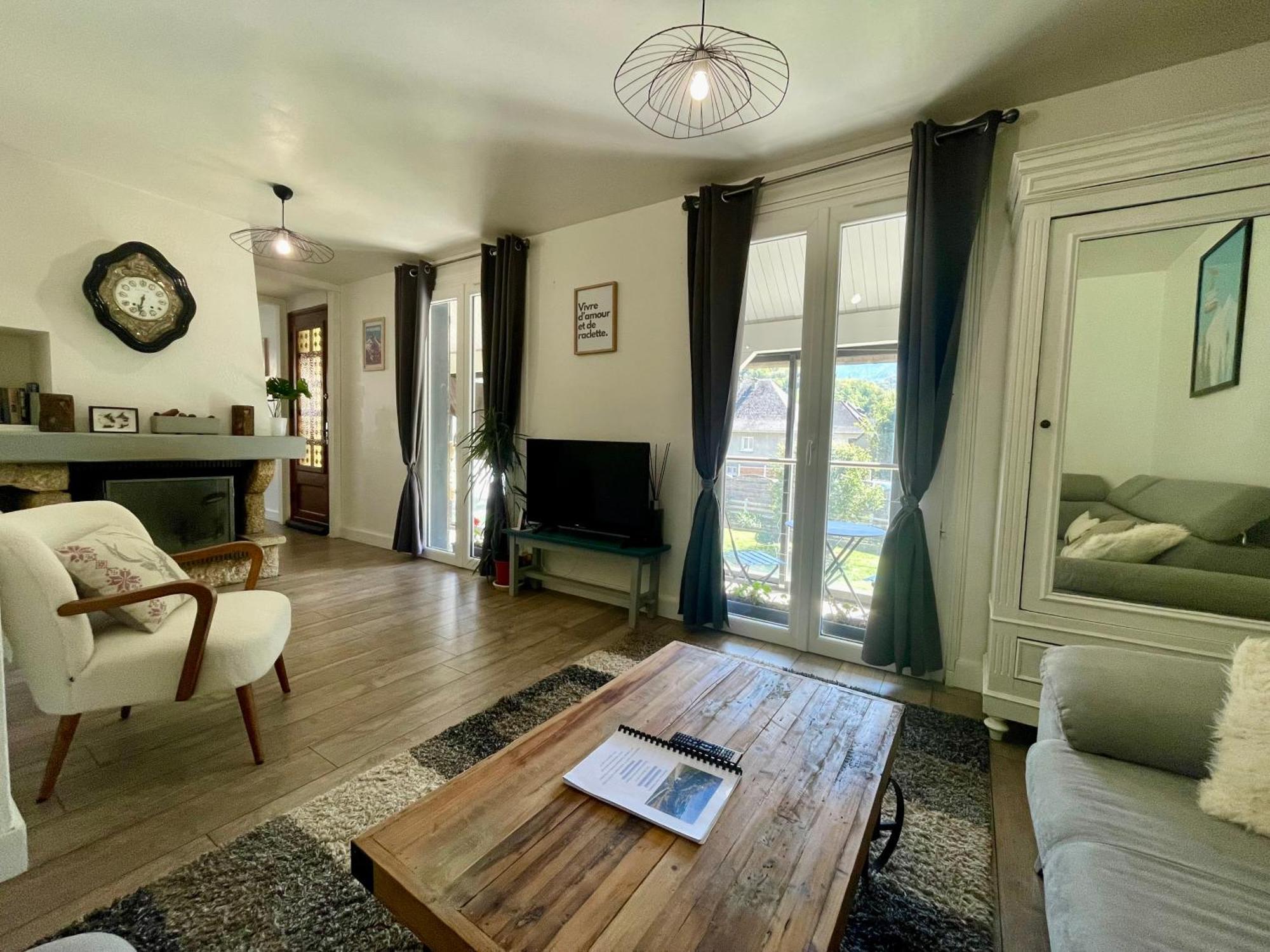 Bel Appartement Dans Residence Cheminee /Jardin Luz-Saint-Sauveur Dış mekan fotoğraf